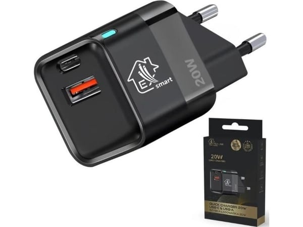 Extralink Smart Life 20W, USB-C + USB-A