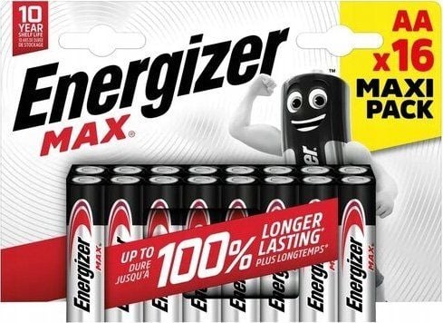 Energizer Max AA batteri Alkali-mangan 1,5 V 16 stk