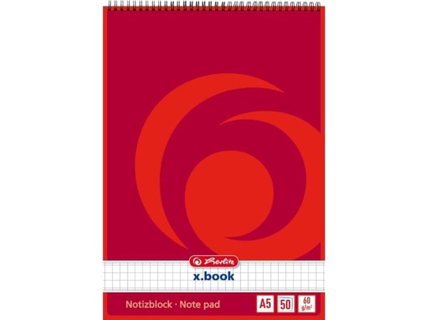 Herlitz 110536, A5, 50 ark, 60 g/m², Universell