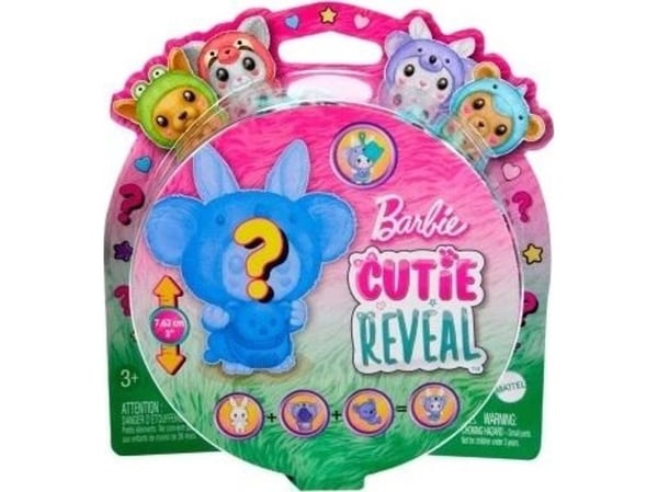 Mattel Cutie Reveal Figur i HRK32-kostyme