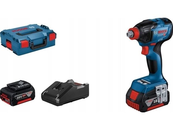 Bosch KOMBISLAGNØGLE GDX 18V-210C 2X5AH L-BOXX