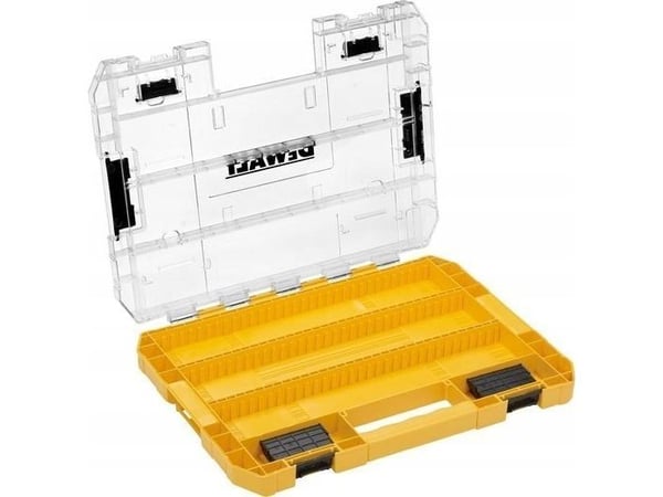 Suuri tukeva kotelo + DEWALT [DT70839-QZ], jossa on 6 lokeroa