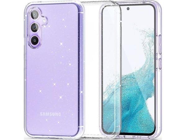 Tech-Protect Tech-Protect Flexair Hybrid Samsung Galaxy S23 FE Glitter-etui Tech-Protect Tech-Protect Flexair Hybrid Samsung Galaxy S23 FE Glitter-etui