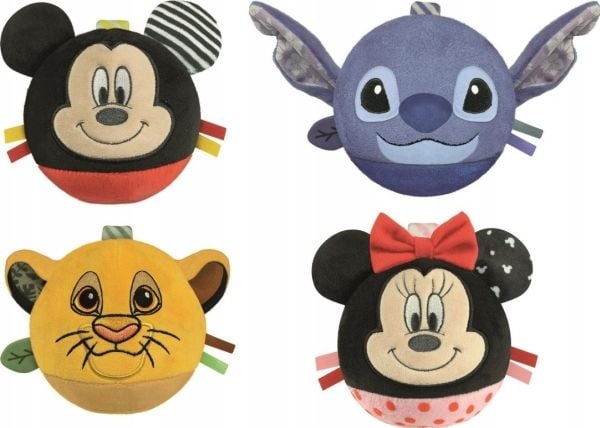 Clementoni Disney Baby Disney Squish And Roll, Poika/tyttö, Kangas, Plyysikangas, Monivärinen