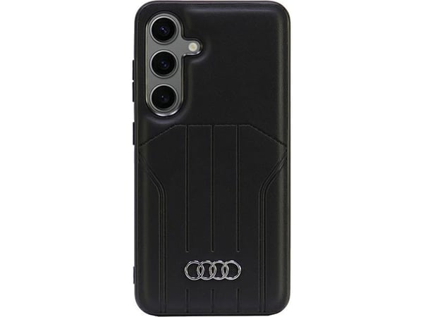 Audi Synthetic Leather MagSafe S24 S921 czarny/black hardcase AU-TPUPCMS24-Q5/D1-BK