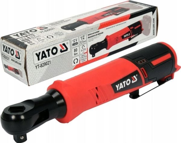 YATO skrallehåndtak 12V 80Nm 1/2" ... SOLO