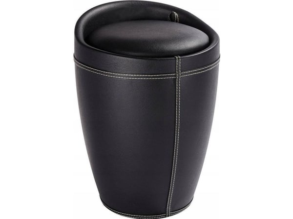 WENKO 21774100, 20 l, Rund, Polyester, Svart, Svart, 505 mm