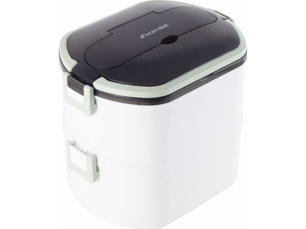 Kamille Middagsbeholder, matboks, to-roms roteboks, 1,5L