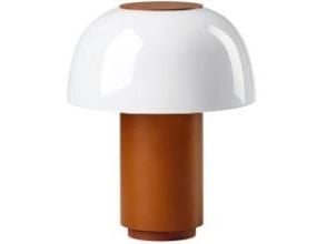 Lampe LED Zone Harvest moon Ø18xH22cm Terracotta/Hvid,2 stk/krt