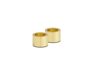 Lyseholder Uyuni 2-pak Ø3.2xH2.3cm Til Stagelys Metal Messing,4 pk x 2 stk/krt