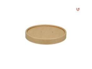 Low Verive Pyöreä Ø18,5xH1,5cm pahvi/PLA FSC Ruskea, 6 ps x 50 kpl/krt