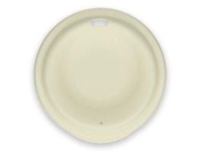 Drikkelåg Verive Flergangs Ø90xH10mm Beige,50 stk/pk
