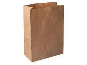 Klodsbundspose 320x170x450 mm 25 ltr 80 gr Brun OMPAKKES 4 x 50 stk,4 pk x 50 stk/krt