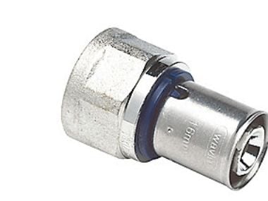 Wavin presskobling med innvendig gjenge TIGRIS M1 20 mm 3/4" PN10 3243170262