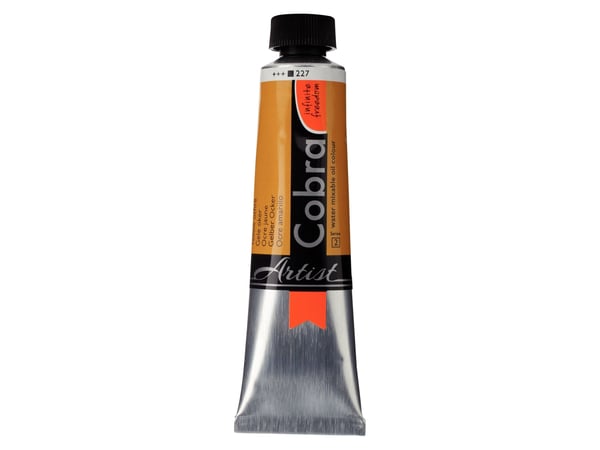 Cobra Artist vattenblandbar oljefärg tub - Gulockra 227