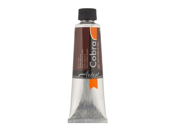 Cobra artist vannblandbar oljemalingsrør Burnt Umber 409
