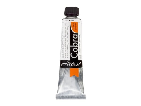 Cobra Artist vannblandbar oljemaling rør Titanium White (Linseed Oil) 118