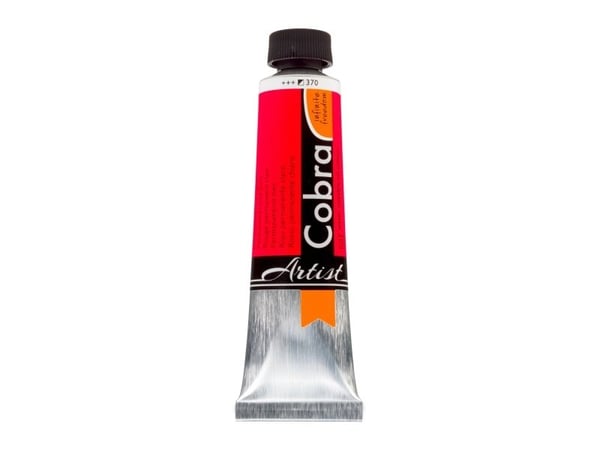 Cobra Artist vannblandbar oljemaling tube Permanent Red Light 370