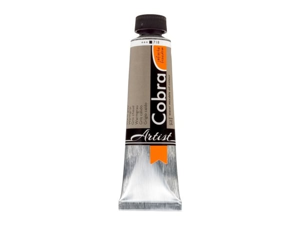 Cobra Artist vannblandbar oljemaling tube varm grå 718