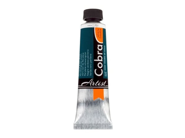 Cobra Artist vannblandbar oljemaling tube Perylene Green Black 721