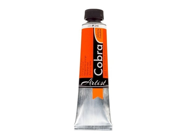 Cobra Artist vannblandbar oljemaling tub Royal Orange 298