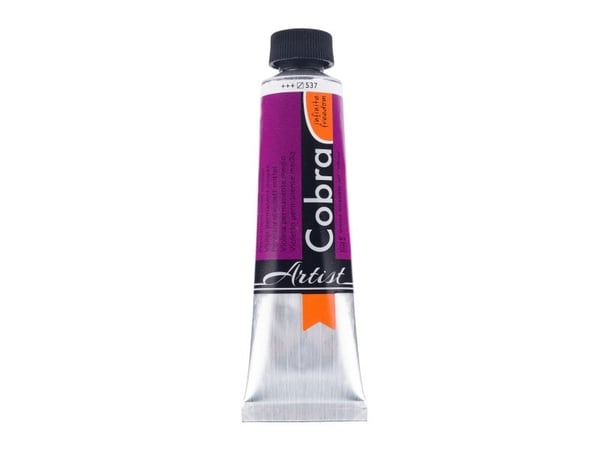 Cobra Artist vannblandbar oljefarge tube Permanent Violet Medium 537