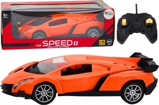 LeanToys fjernstyrt sportbil RC 1:16 oransje