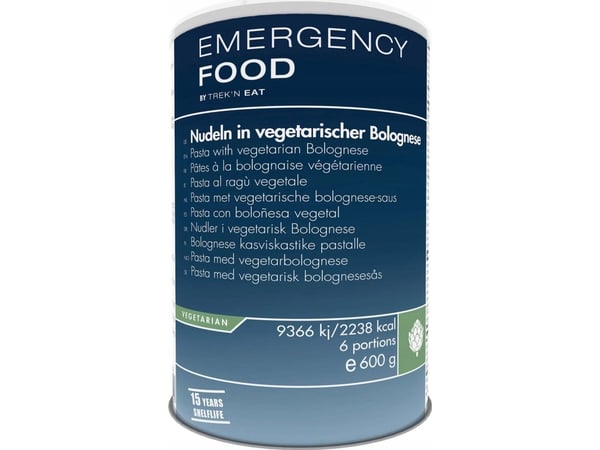 Trek N Eat EMERGENCY LINE pasta med vegetarisk bolognese 600 g