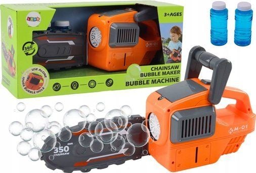 LeanToys såpeboblemaskin sag kjede oransje