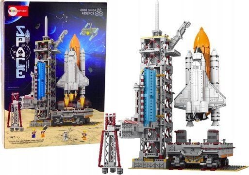 LeanToys Rakennuspalikat Avaruusasema Raketti Satelliitit 4392 El