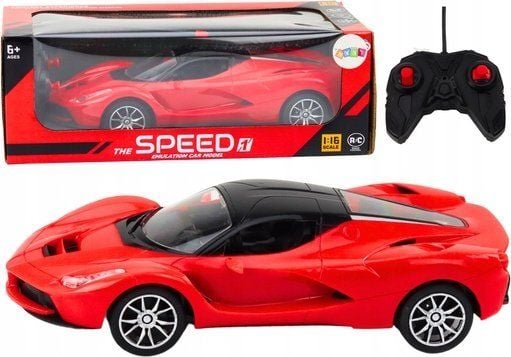 LeanToys RC urheiluauto 1:16 Punainen