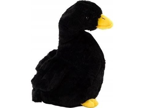 LeanToys Pehmohanhi maskotti Musta halattava ankka pehmo 40 cm