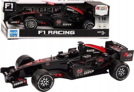 LeanToys sportsbil F1 1:14 med motor og lyder svart