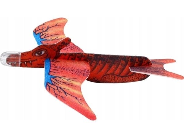 LeanToys Vaahtomuovilentokone Dinosaurus Punainen