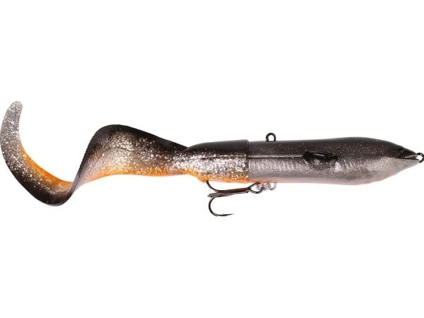 Savage Gear 3D Hard Eel Tail agn 17 cm 40 g SS Dirty Silver (48536)
