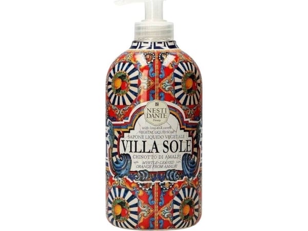 Nesti Dante Villa Sole Vegetal Liquid Soap Chinotto di Amalfi 500 ml