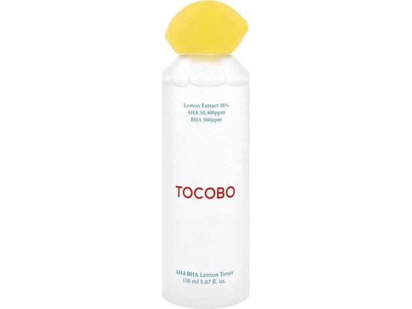 Tocobo AHA BHA Lemon Toner milt exfolierande ansiktsvatten 150ml