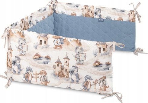 Sensillo skydd till spjälsäng muslin snutte/Smokies jeans