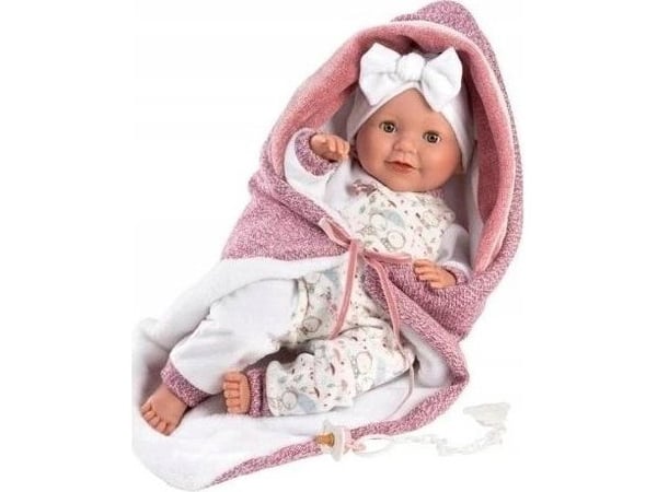 Llorens 17440 dukke baby Heidi 42 cm, søt bamse