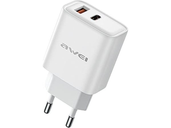 Awei PD81-EU nettlader 22,5W GaN hvit