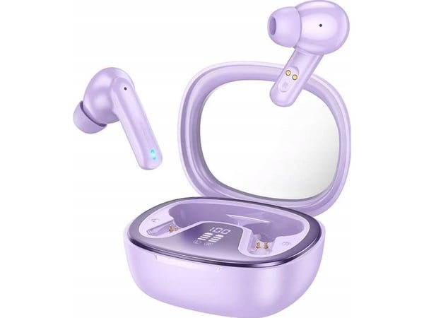 Hoco HOCO langattomat bluetooth-kuulokkeet TWS EQ6 violetti