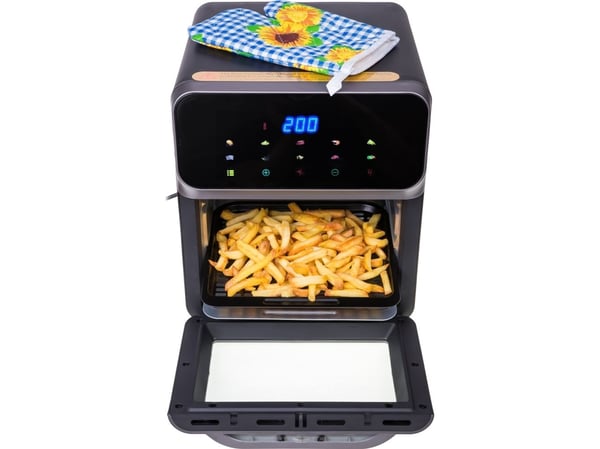 Varmluftsfritøse uten fett Linbox varmluftsfritøs/ovn 5504 Linbox svart