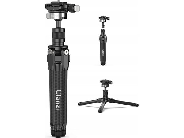Ulanzi stativ i karbon 28 cm til foto/video for kamera/telefon 1/4" (Ulanzi T067)