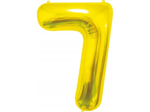 GoDan Balon foliowy B&amp;C Cyfra 7 złota 85cm BC-HZL7 BC-HZL7