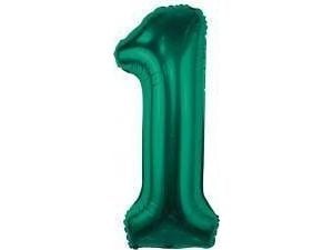 GoDan folieballong B&C tall 1 flaskefarget grønn 85 cm