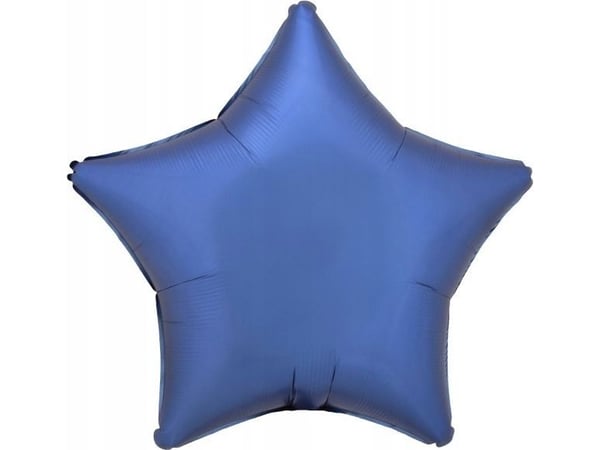 AMSCAN folieballon Lustre Azure blå stjerne 48 cm 9914097