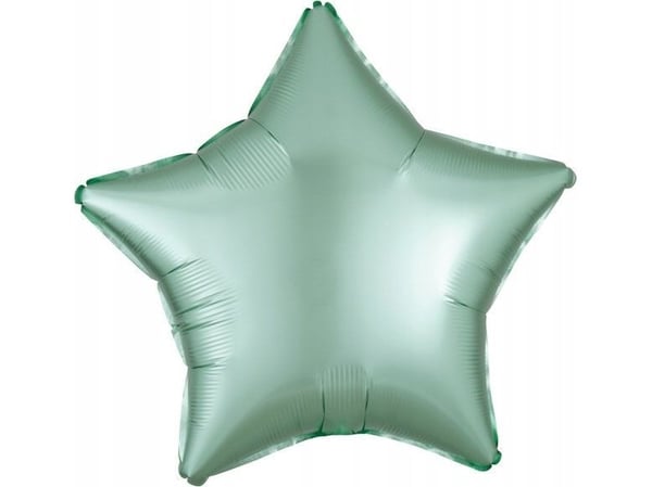 AMSCAN Folieballong Luster Mintgrønn stjerne 48cm 9914109