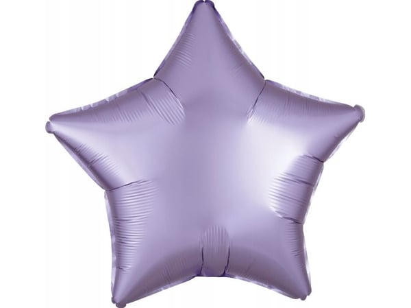 AMSCAN folieballong Lustre Pastel lilla stjerne 48 cm 9914124