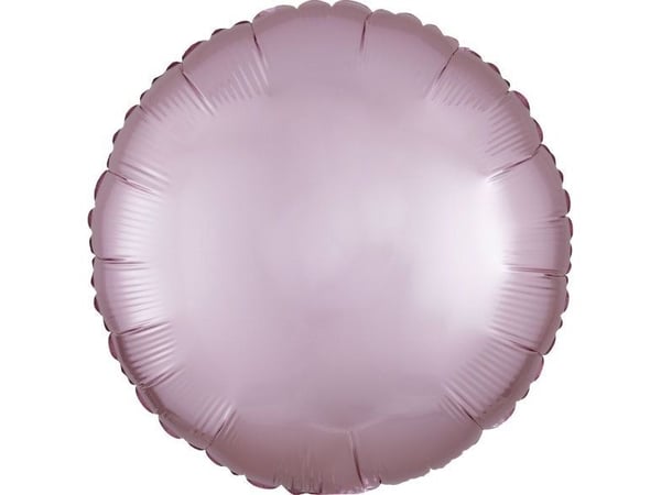 AMSCAN Balong foliowy Luster Pastell różowy okrągły 43cm 9914119