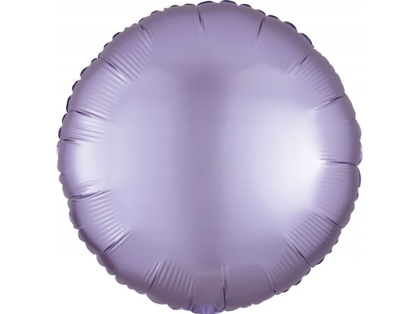 AMSCAN Folieballong Luster Pastell lilla rund 43cm 9914122